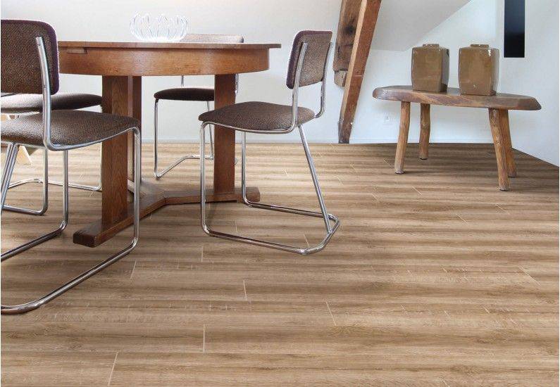 Sol imitation parquet à Grenoble