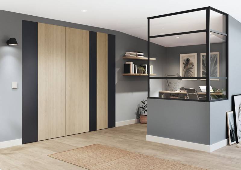 Verrière coin bureau Décibois Lyon