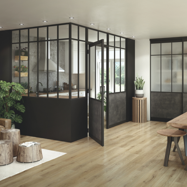 Verrière salle à manger / cuisine Décibois Lyon