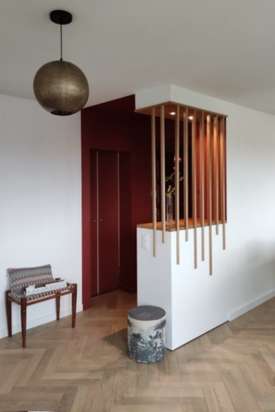 Pose parquet bâton rompu design parquet