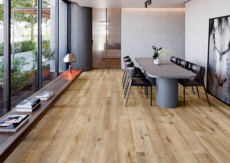 Acheter un sol vinyle rustique clipsable imitation chêne rustique par colis à Meyzieu