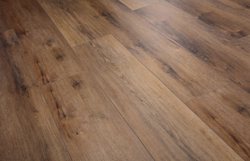 Sol vinyle  aspect bois foncé à Brignais Amazon - Lamett