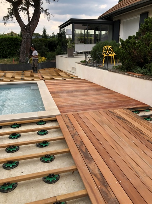 Terrasse en bois exotique Lyon