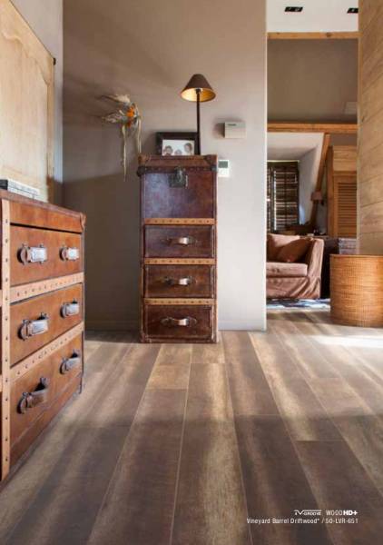 Sol vinyle  imitation bois à Lyon