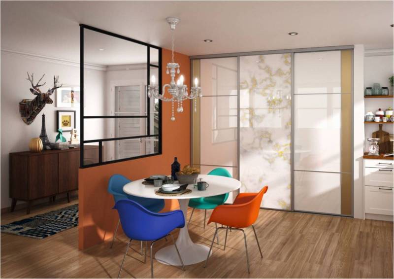 Verrière et dressing gain d'espace decibois