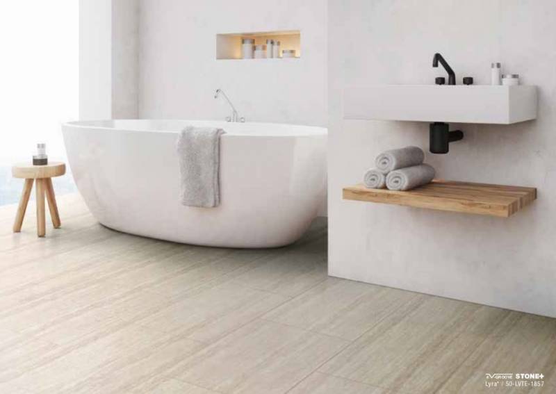 SOL VINYLE  imitation pierre à Annecy en Auvergne Rhône Alpes IMITATION PIERRE NATURELLE - USEFLOOR CORETEC STONE ET STONE + ANNECY